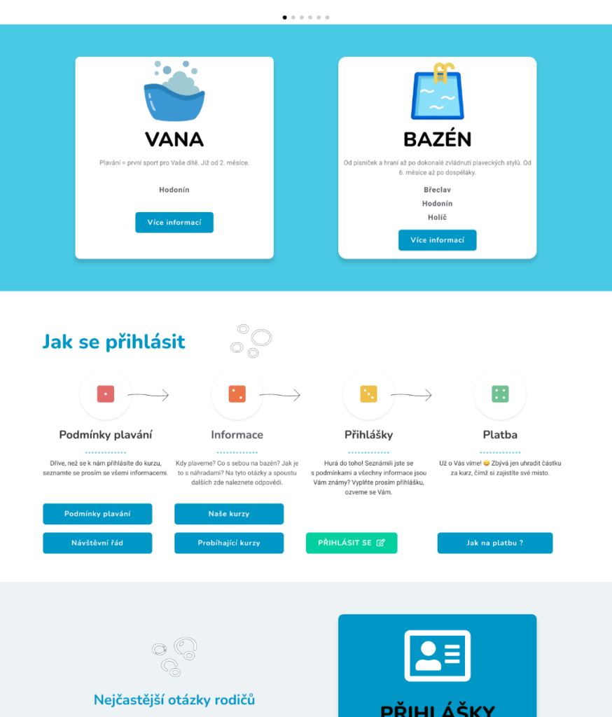 Kojenecké plavání